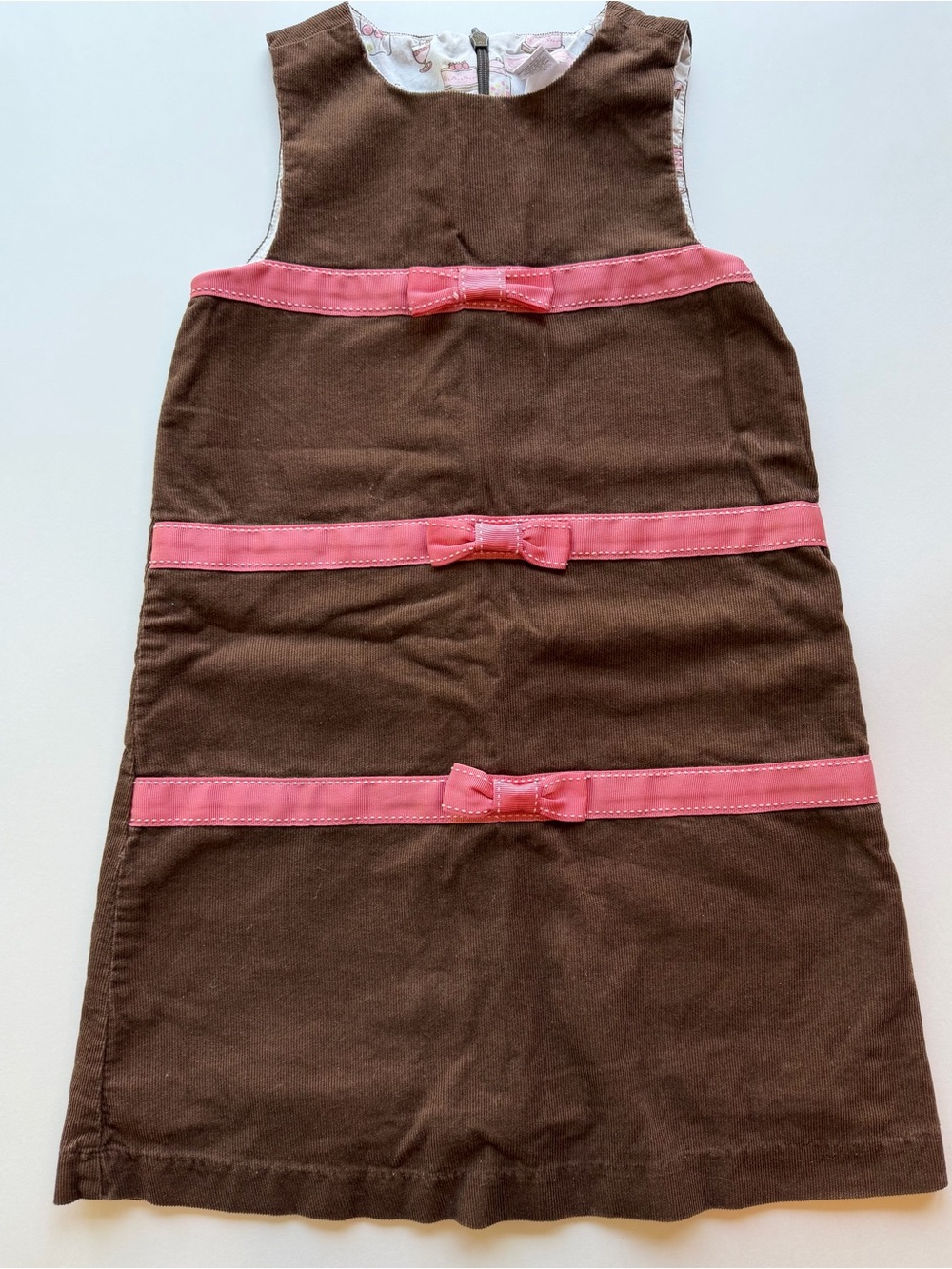 Janie & Jack Girls Size 6 Brown Jumper